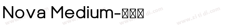 Nova Medium字体转换